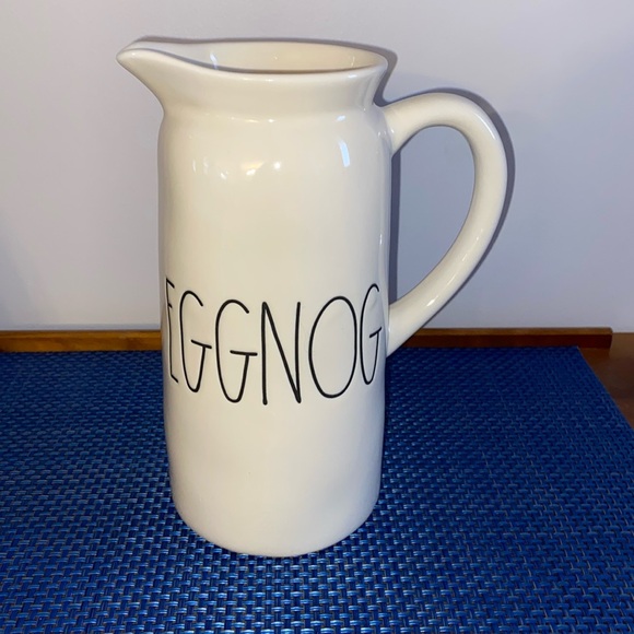 Rae Dunn Eggnog Pitcher, 9” tall, NWT, don’t wait till Christmas - Picture 1 of 5